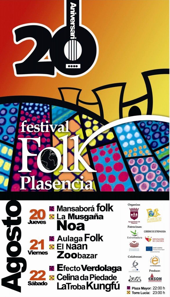 Cartel del Folk Plasencia