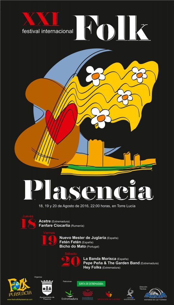 Cartel del 21º Folk Plasencia